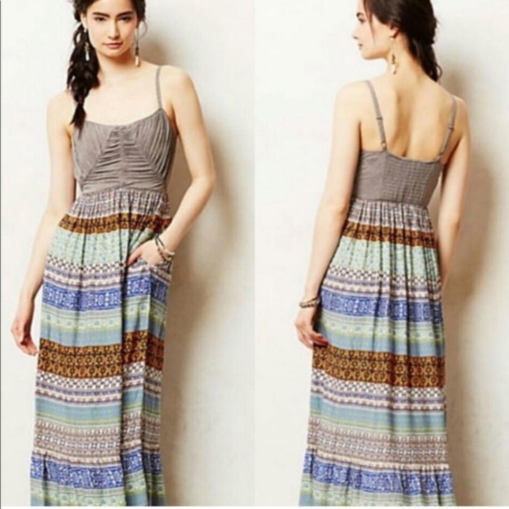 💘 Anthropologie Lilka Maxi Dress S